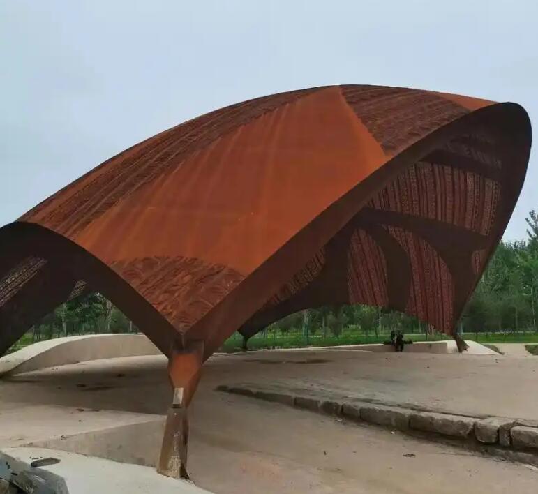 临湘耐候钢板精神堡垒