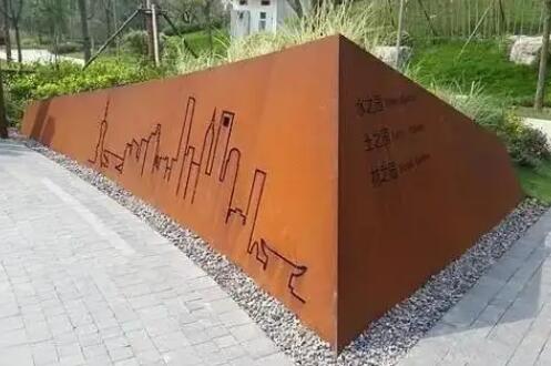 临湘耐候钢挡土墙